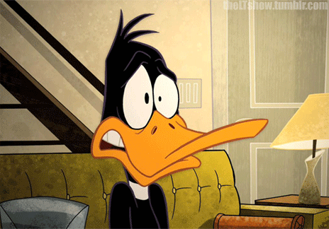 Anxious Daffy: don't despair!
