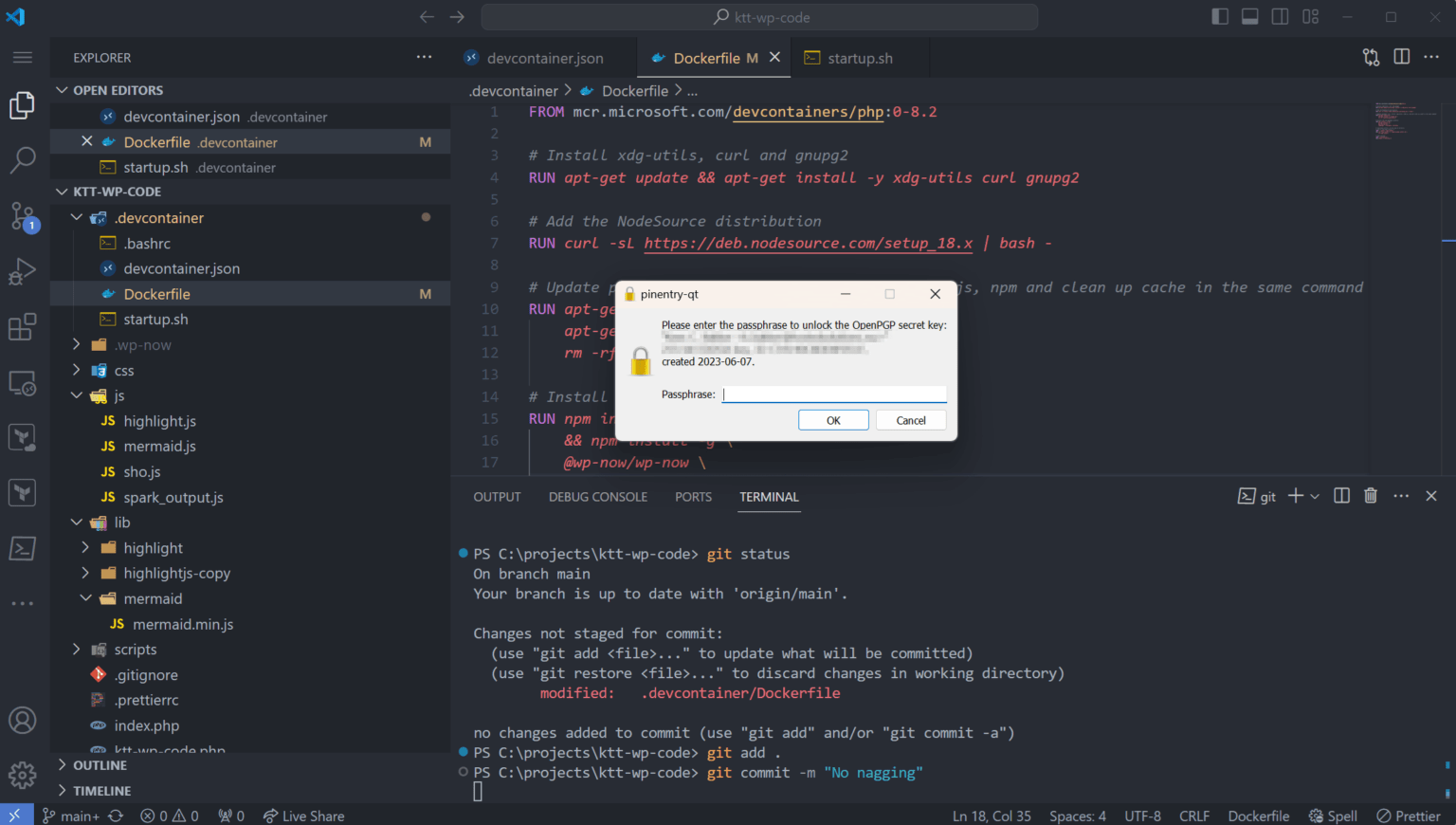 Setup GPG signing for git commits on Windows - KeesTalksTech